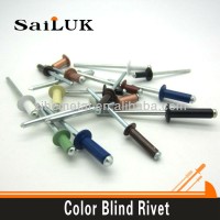 Aluminum white nylon rivets types of sizes 2.4mm,3.2mm, 4.0mm, 4.8mm, 6.4mm rivets